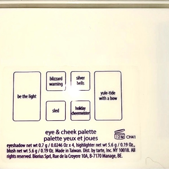 NWT TARTE EYE and CHEEK PALETTE with BONUS STAY SPRAY and MOISTURIZER - Picture 4 of 6